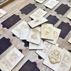 Настольная игра из дерева «Плинко и Мемори» L 2 в 1