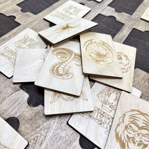 Настольная игра из дерева «Плинко и Мемори» L 2 в 1