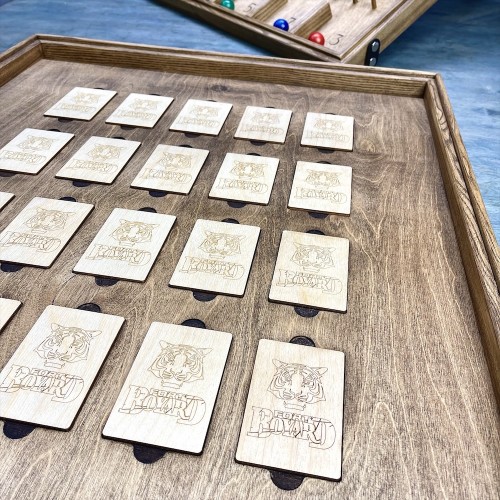 Настольная игра из дерева «Плинко и Мемори» L 2 в 1