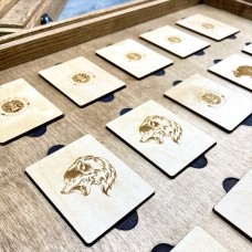 Настольная игра из дерева «Мемори и Рошфор» 2 в 1