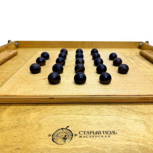 Настольная игра из дерева «21 шарик» M фанера