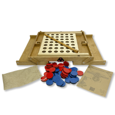 Настольная игра из дерева «4 в ряд» M