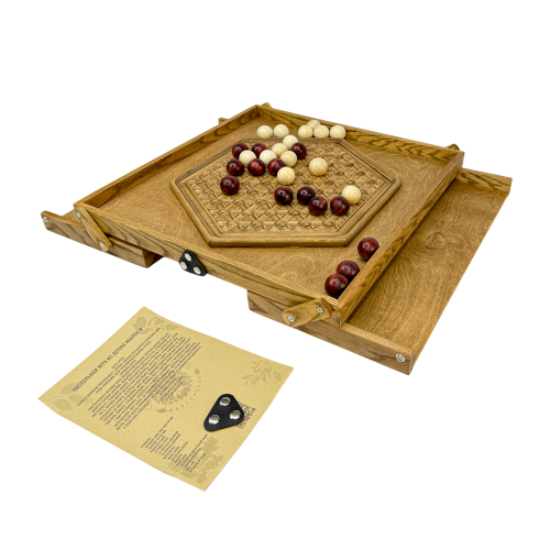 Настольная игра из дерева «Абалон» M