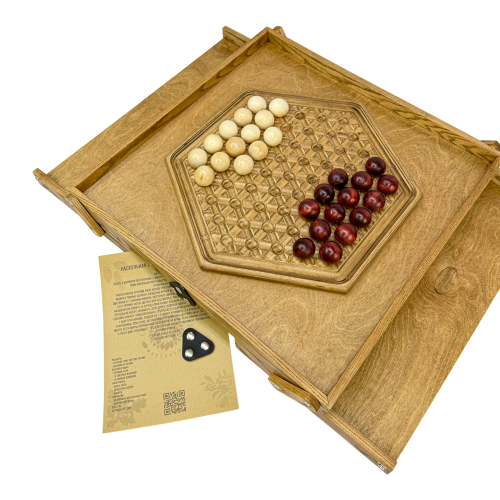 Настольная игра из дерева «Абалон» M
