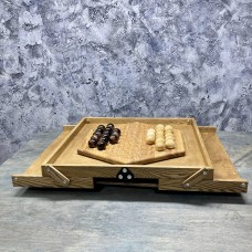 Настольная игра из дерева «Абалон» Премиум M