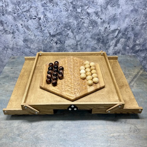 Настольная игра из дерева «Абалон» Премиум M