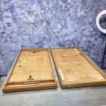 Деревянная игра  «Аэрохоккей и Стрельба по мишени» на 2-х игроков L 2 в 1