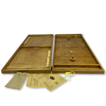 Деревянная игра «Аэрохоккей и Вышибалы» на 2-х игроков L 2 в 1