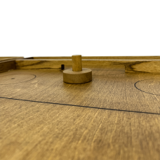 Деревянная игра «Аэрохоккей и Вышибалы» на 2-х игроков L 2 в 1