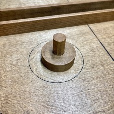 Деревянная игра «Аэрохоккей и Вышибалы» на 2-х игроков L 2 в 1