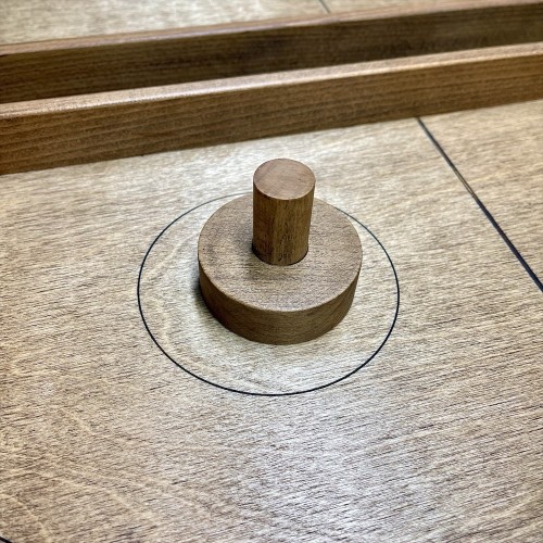 Деревянная игра  «Аэрохоккей и Вышибалы» на 2-х игроков L 2 в 1