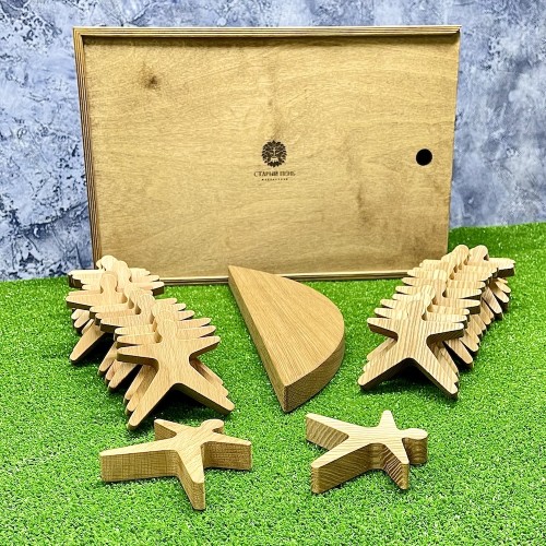 Настольная игра из дерева «Акробаты» в коробке S