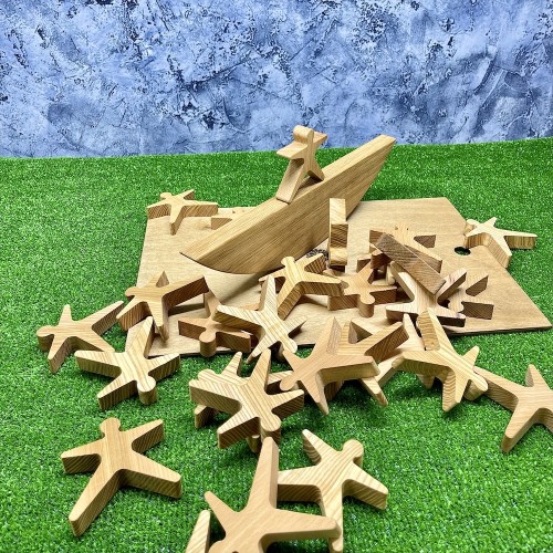 Настольная игра из дерева «Акробаты» в коробке S