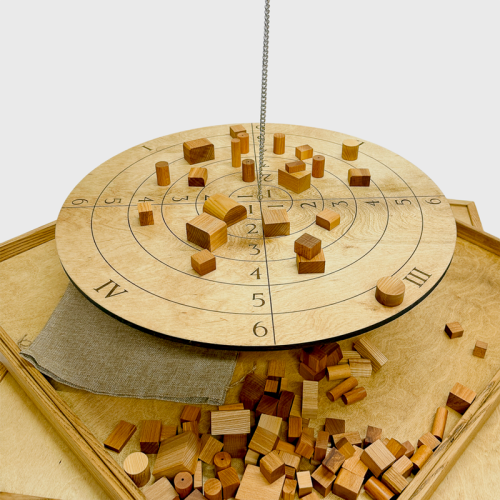 Настольная игра из дерева «Балансир и Коридор» 2 в 1 L