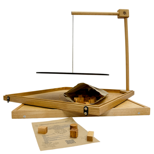 Настольная игра из дерева «Балансир и Коридор» 2 в 1 L