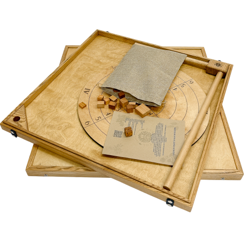 Настольная игра из дерева «Балансир и Коридор» 2 в 1 L