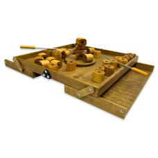 Настольная игра из дерева «Башня из колец Форт Боярд» M