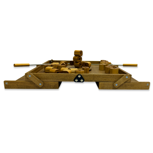 Настольная игра из дерева «Башня из колец Форт Боярд» M