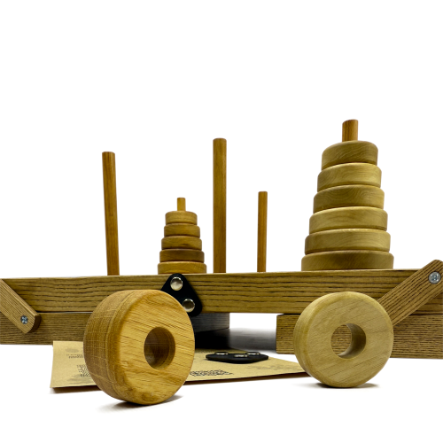 Настольная игра из дерева «Ханойские башни» M