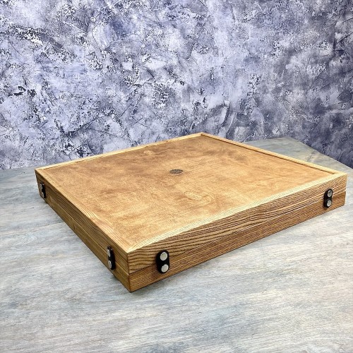 Настольная игра из дерева «Башня из колец и Закрой коробку » 2 в 1