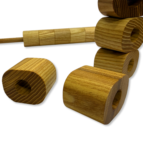 Деревянная игра «Башня из колец Форт Боярд» Лайт в пенале