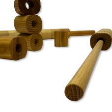 Деревянная игра «Башня из колец Форт Боярд» Лайт в пенале