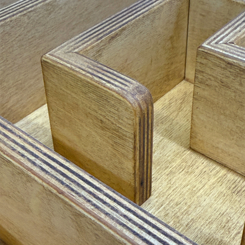 Большой деревянный лабиринт для команды