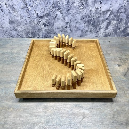 Настольная игра из дерева «Домино Форт Боярд» Лайт 