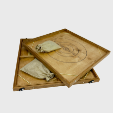 Деревянная игра «Эластик и Стрельба по мишени» на 4-х игроков 2 в 1