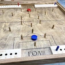 Настольная игра из дерева «Балансир и Футбол» 2 в 1 М