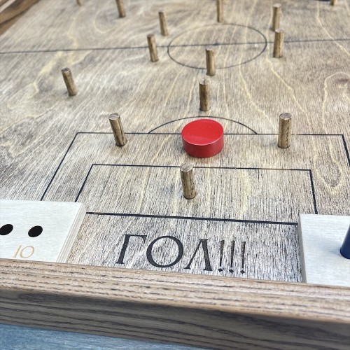 Настольная игра из дерева «Балансир и Футбол» 2 в 1 М