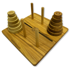 Настольная игра из дерева «Ханойские башни» XS