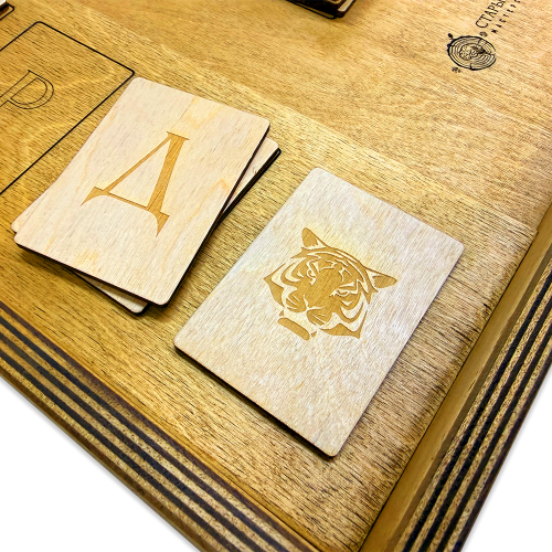 Настольная игра из дерева «Карты Форт Боярд» M в пенале