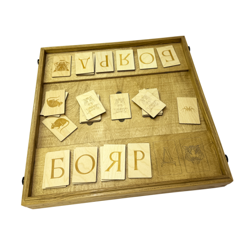 Настольная игра из дерева «Карты Форт Боярд» M