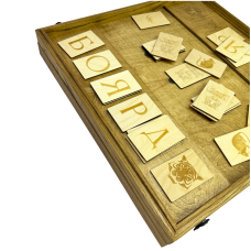 Настольная игра из дерева «Карты Форт Боярд» M