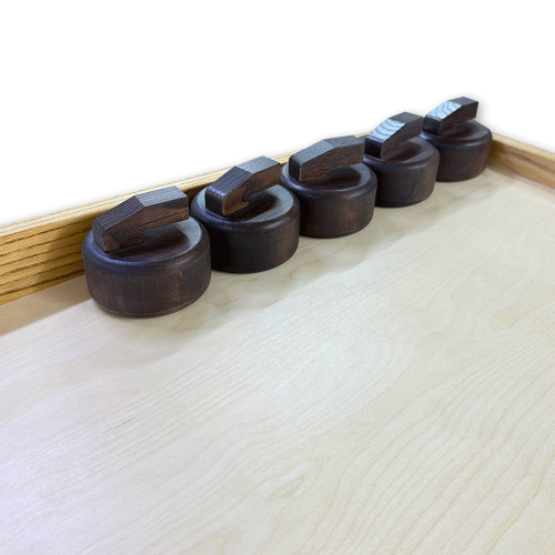 Деревянная игра «Керлинг» XL разборный, с выкручивающимися ногами