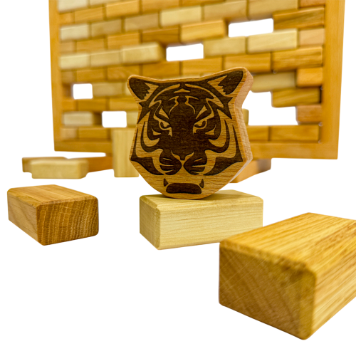 Настольная игра из дерева «Кирпичики» M