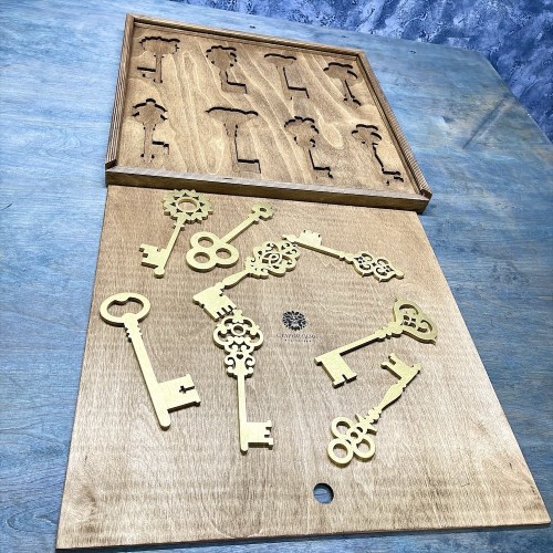 Настольная игра из дерева «Ключница Форт Боярд» Лайт