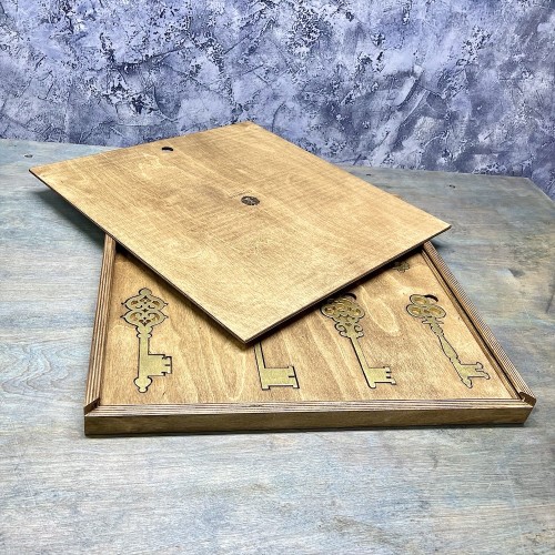 Настольная игра из дерева «Ключница Форт Боярд» Лайт