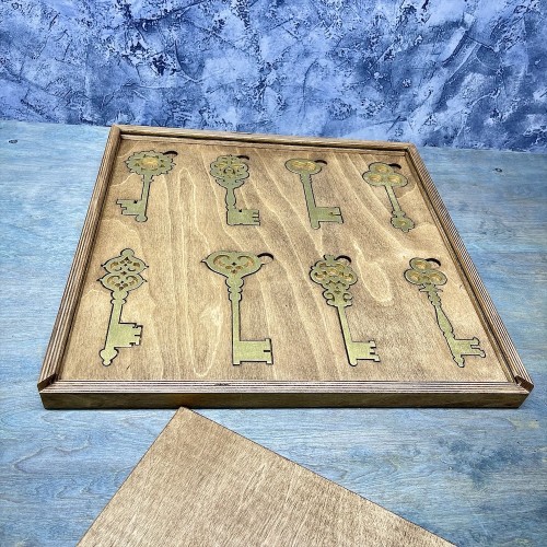 Настольная игра из дерева «Ключница Форт Боярд» Лайт