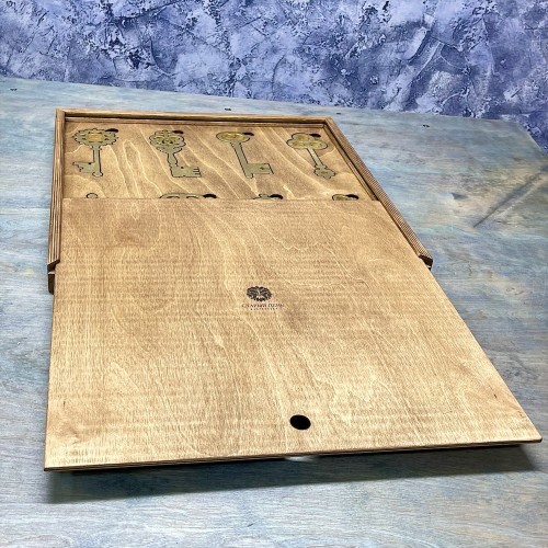 Настольная игра из дерева «Ключница Форт Боярд» Лайт