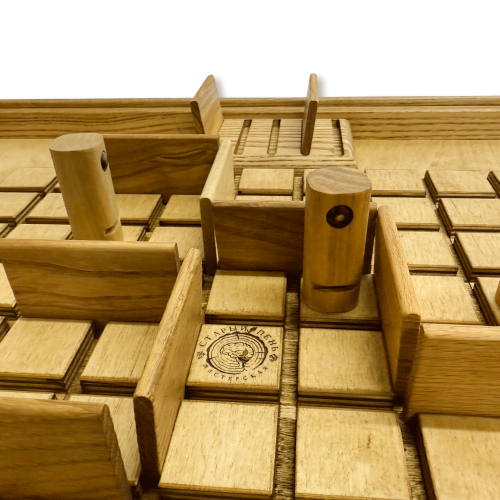 Настольная игра из дерева «Балансир и Коридор» 2 в 1 М