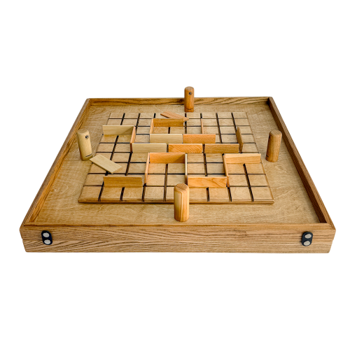 Настольная игра из дерева «Балансир и Коридор» 2 в 1 L