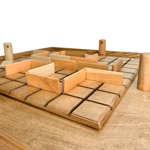 Настольная игра из дерева «Балансир и Коридор» 2 в 1 L