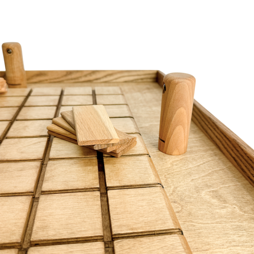 Настольная игра из дерева «Балансир и Коридор» 2 в 1 L