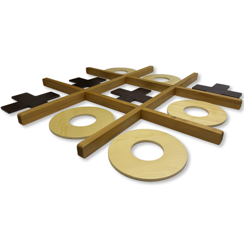 Напольная игра из дерева «Крестики-нолики» XL