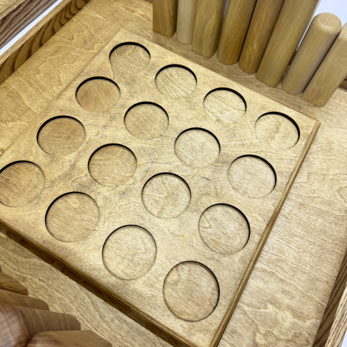 Настольная игра из дерева «Кварто и Карты Форт Боярд» M 2 в 1