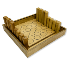 Настольная игра из дерева «Кварто» в пенале Лайт