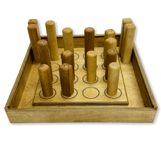 Настольная игра из дерева «Кварто» в пенале Лайт