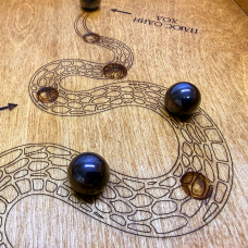 Настольная игра из дерева «Магнитная змейка» Лайт